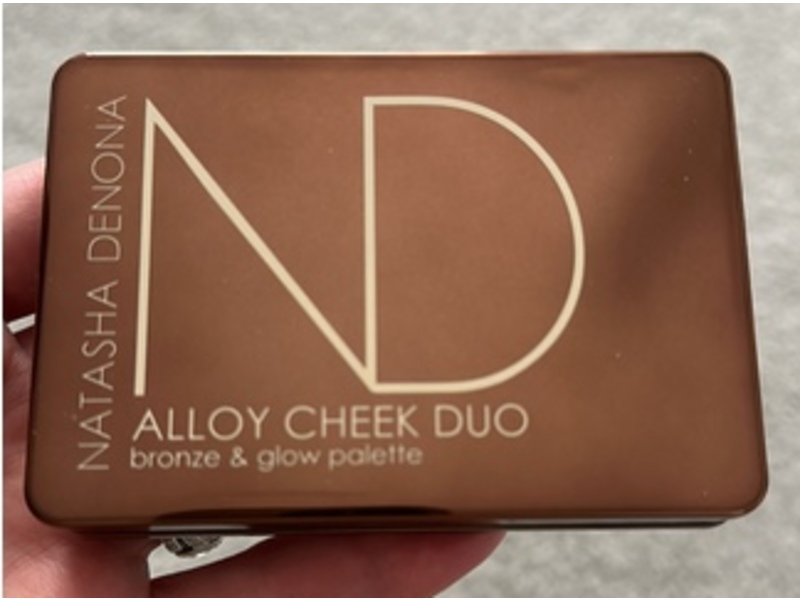 Natasha Denona Bronze & Glow Alloy Cheek Palette, NIB 20, 0.35 oz/10 g