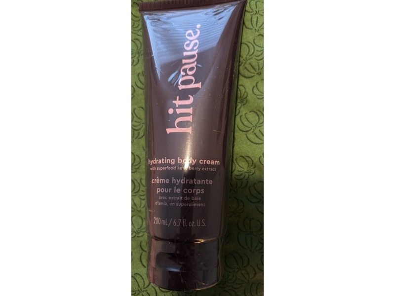 Avon Hit Pause Hydrating Body Cream, 6.7 fl oz/200 mL