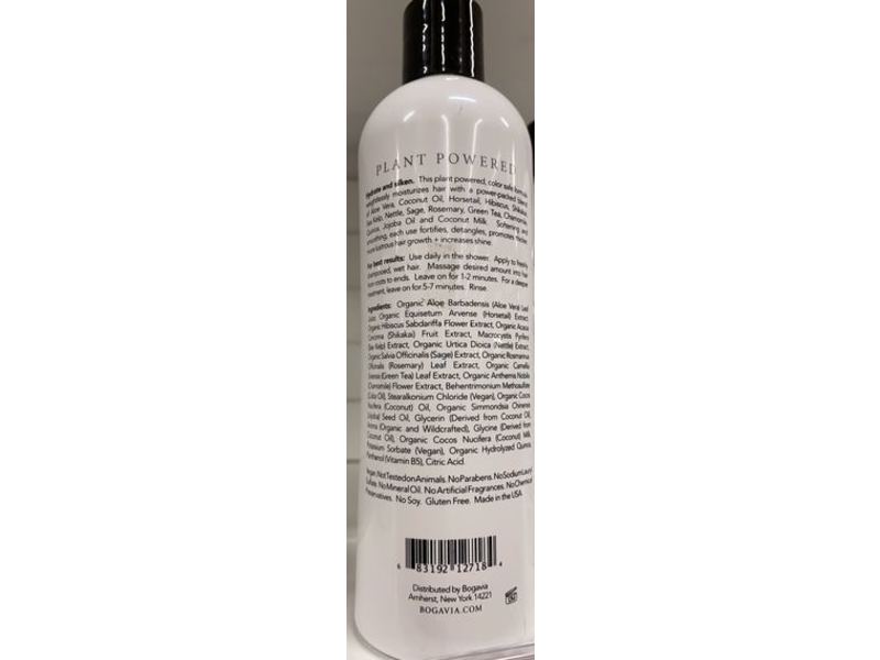 Bogavia Strengthening Conditioner, Pure + Fresh, Valencia Vanilla, 12 fl oz/355 mL