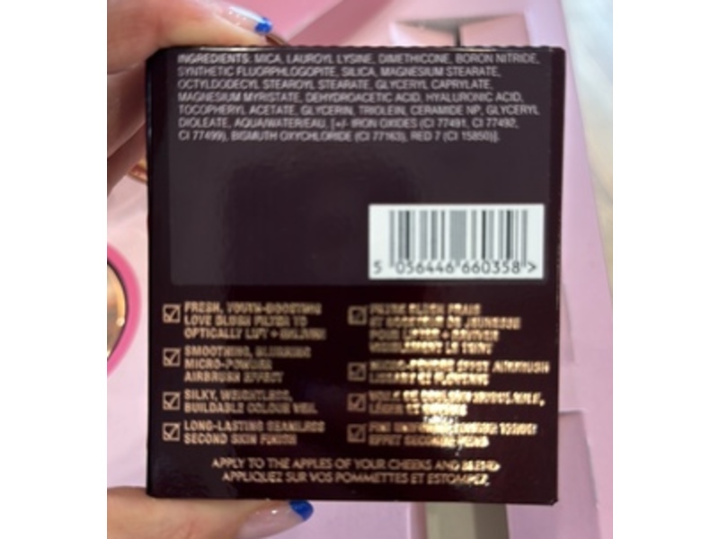 Charlotte Tilbury Airbrush Flawless Blush Blur, Forbidden Cherry, 0.28 oz/8 g