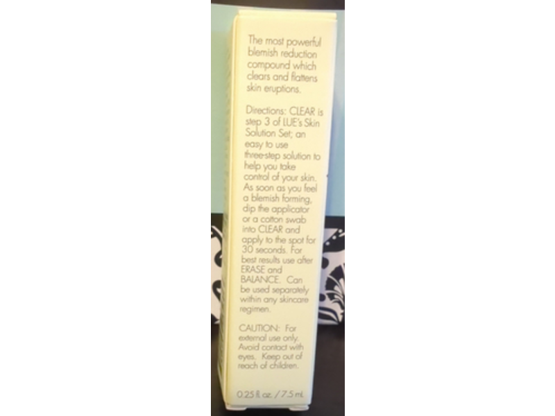 Lue By Jean Seo Clear Spot Control, Clear, 0.25 fl oz/7.5 mL