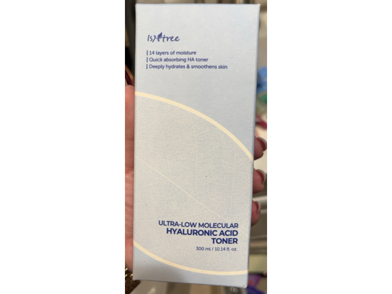 Isntree Ultra-Low Molecular Hyaluronic Acid Toner, 10.14 fl oz/300 mL