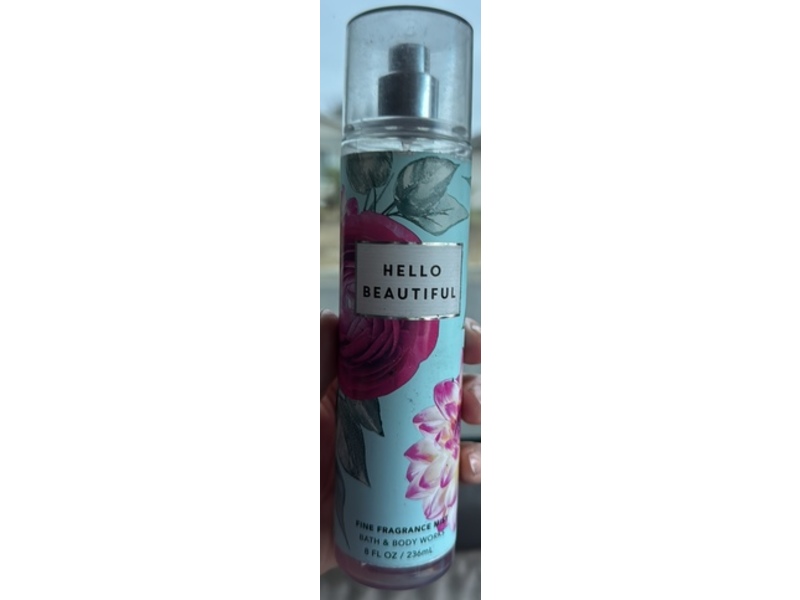 Bath & Body Works Fine Fragrance Mist, Hello Beautiful, 8 fl oz/236 mL