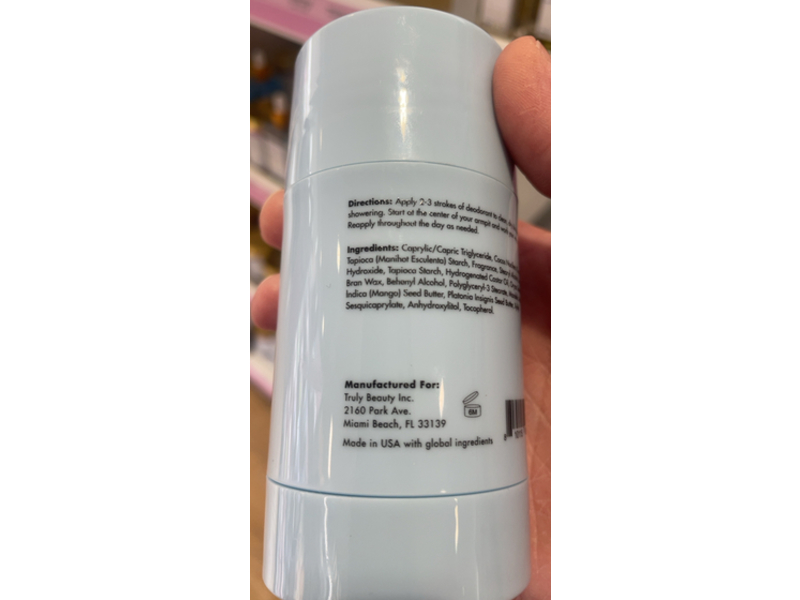 Truly Brightening + Ingrowns Deodorant, Coco Cloud, 3 oz/85 g