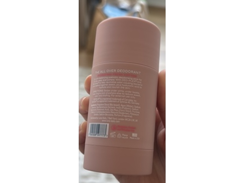 Luna Daily The All Over Deodorant Stick, Hydrating Fresh Cotton, 24 oz/70 g