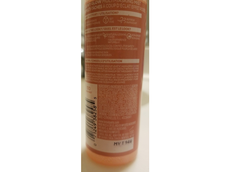 L'oreal Paris Lumi Shake & Glow Dew Mist, 3 fl oz/89 mL