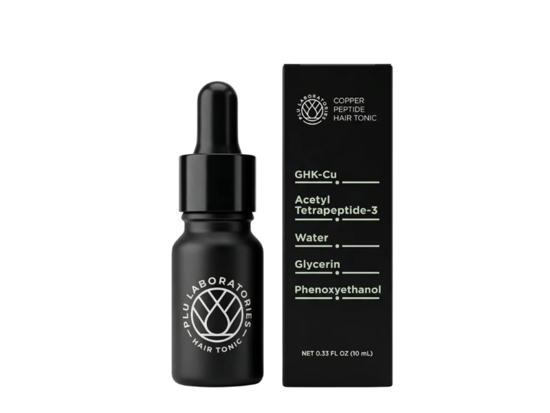 Plu Laboratories Hair Tonic, Copper Peptide, 0.33 fl oz/10 mL