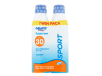 Equate Broad Spectrum Sport Sunscreen Spray, SPF 30, 5.5 oz/156 g, Pack of 2 - thumbnail 1