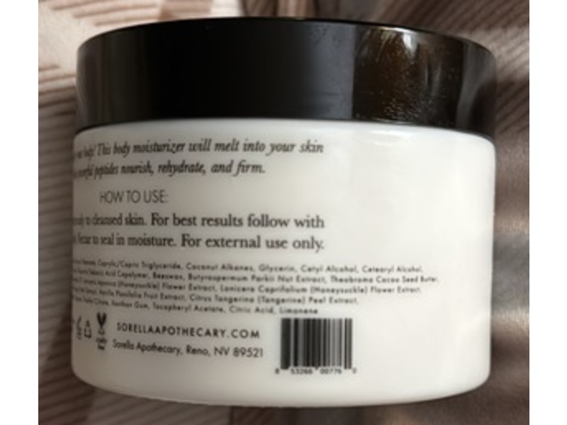 Sorella Apothecary Body Balm, 6 fl oz/177 mL