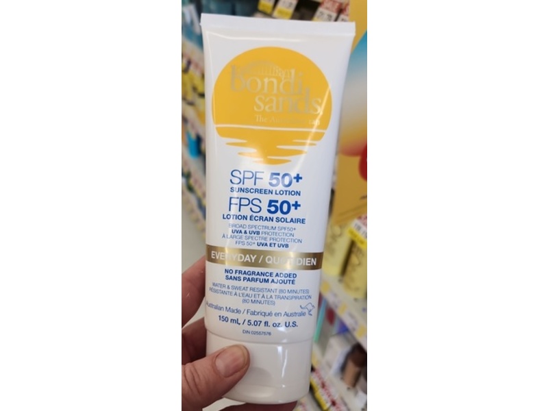 Bondi Sands Everyday Sunscreen Lotion, SPF 50+, 5.07 fl oz/150 mL