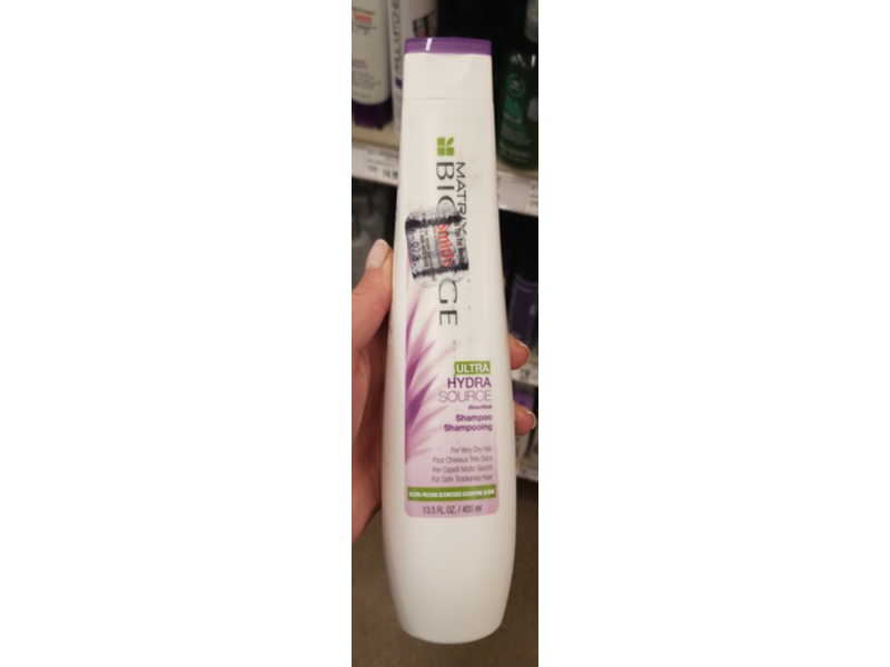 Matrix Biolage Ultra Hydra Source Shampoo, Aloe, 13.5 fl oz/400 mL