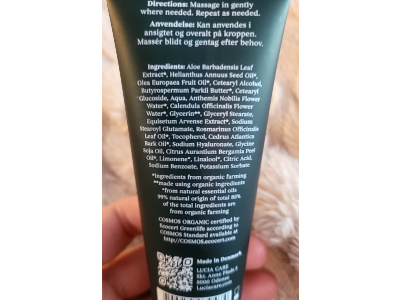 Lucia Care Serenity Now Rich Rescue Cream, Hyaluronic Acid, 75 mL