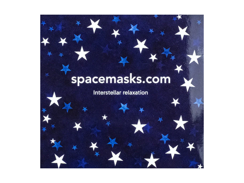 Spacemasks Interstellar Relaxation Eye Mask, Jasmine, 1 Count