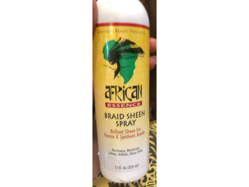 Universal Beauty African Essence Braid Sheen Spray, 12 fl oz/355 mL