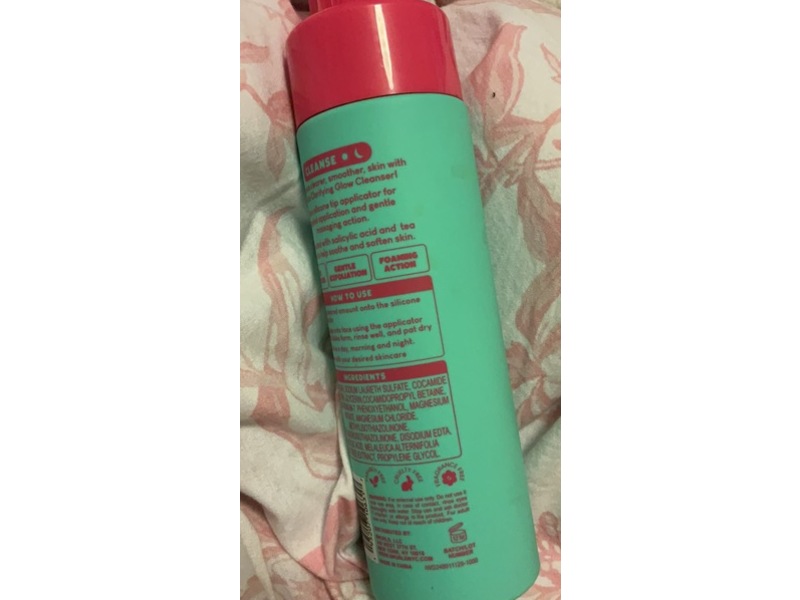 Amora Skin Clarifying Glow Cleanser, Salicylic Acid + Tea Tree Oil, 5.7 fl oz/169 mL