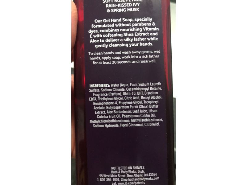 Bath and Body Works White Barn Rose Water & Ivy, 8 fl oz