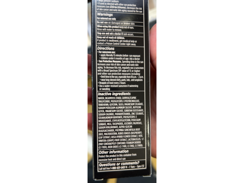 Laura Mercier Tinted Moisturizer Natural Dewy, 1W Champagne, SPF 30, 1.5 fl oz/45 mL