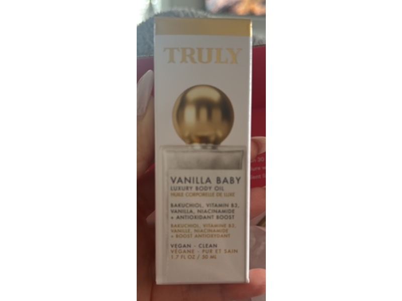 Truly Vanilla Baby Luxury Body Oil, 1.7 fl oz/50 mL