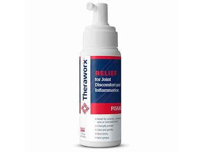 Theraworx Relief Joint Discomfort & Inflammation Foam, 7.1 fl oz