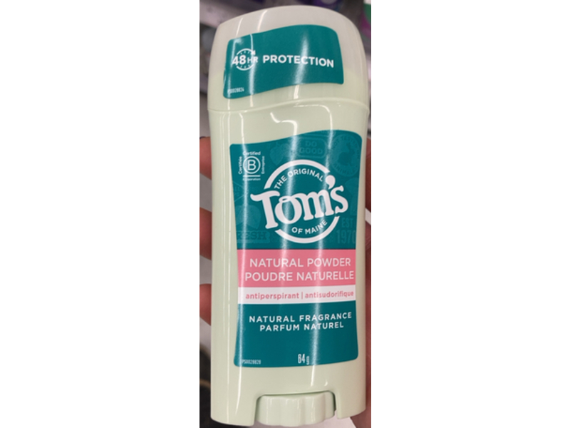 Tom's Of Maine Antiperspirant Deodorant, Natural Powder, 64 g