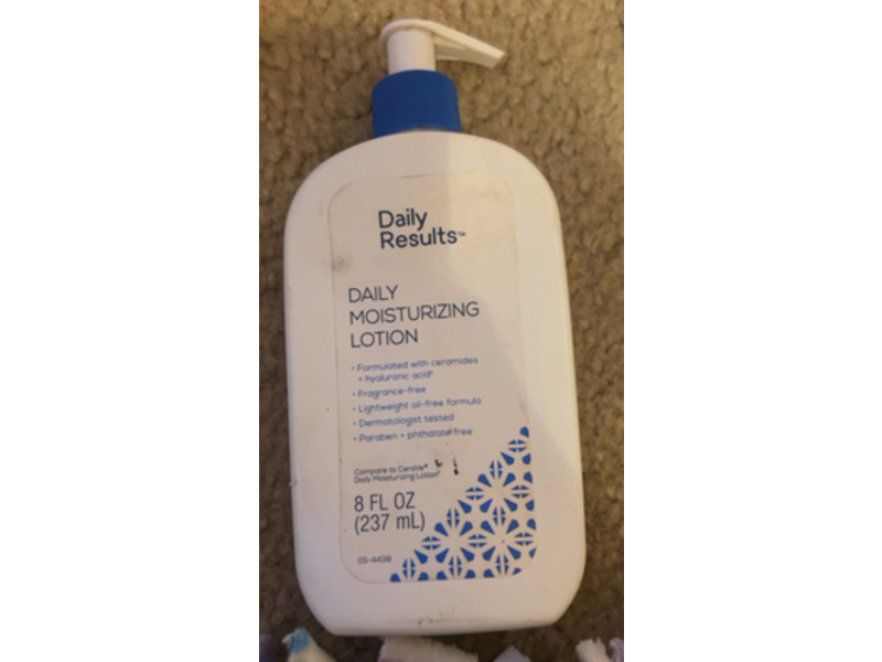Daily Results Daily Moisturizing Lotion, Ceramides & Hyaluronic Acid, 8 fl oz/237 mL