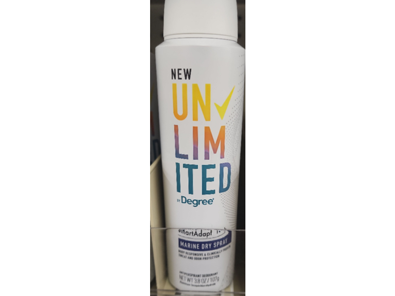 Unlimited Degree Smart Adapt Tech, Marine Dry Spray, 3.8 oz/107 g, 2 Count