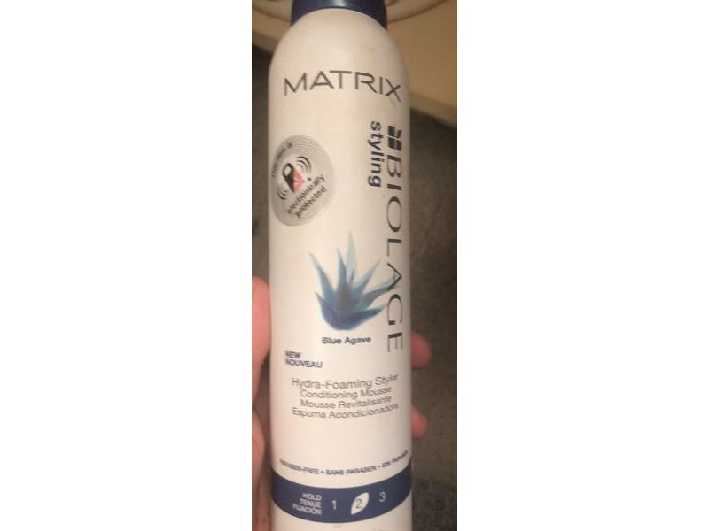 Matrix Biolage Styling Hydra - Foaming Styler Conditioning Mousse, Blue Agave, 8.25 oz/235 g