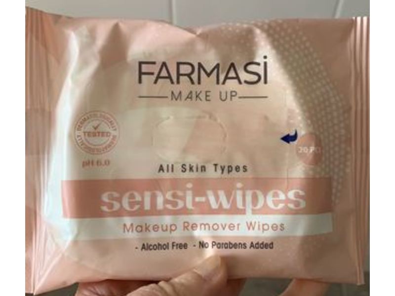Farmasi Make Up Sensi-Wipes Makeup Remover Wipes, 20 Count