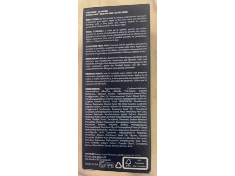 Joanna Czech The Balm, 1 fl oz/30 mL