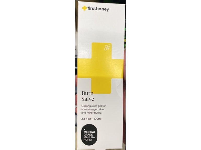 First Honey Burn Salve, 3.3 fl oz/100 mL