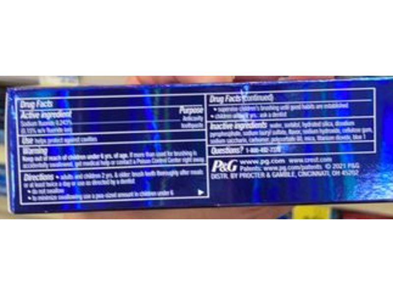 Crest 3D White Toothpaste, Deep Clean, 3.8 oz/107 g