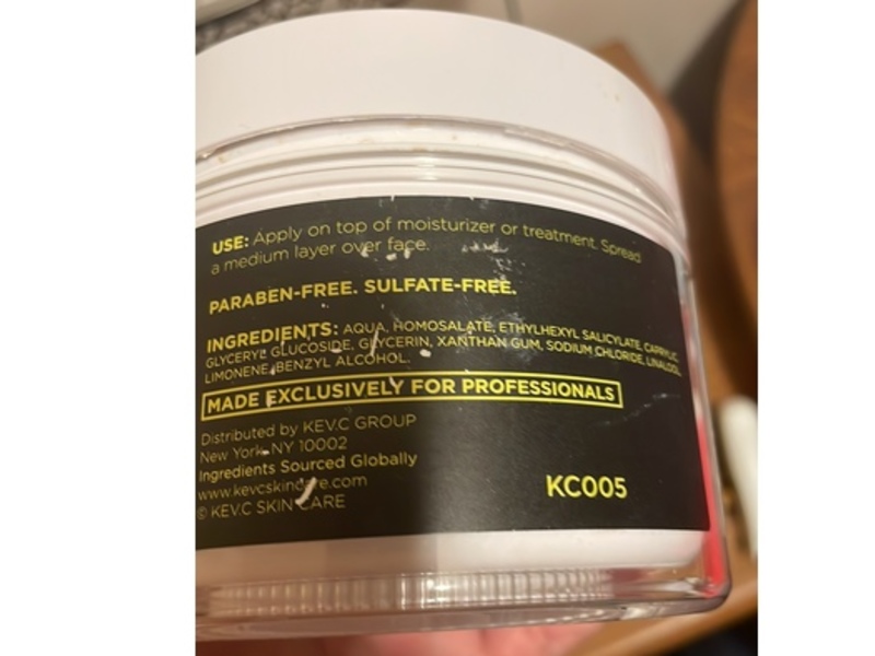 Kev.C Skin Care Sunscreen Coverage, SPF 45+, 16.96 fl oz/500 mL