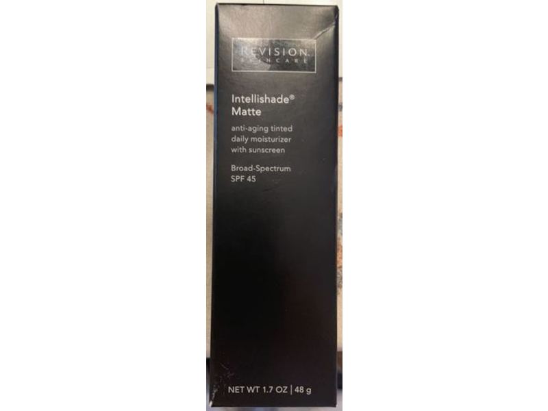 Revision Skincare Intellishade Matte Anti-Aging Tinted Daily Moisturizer, SPF 45, 1.7 oz/48 g