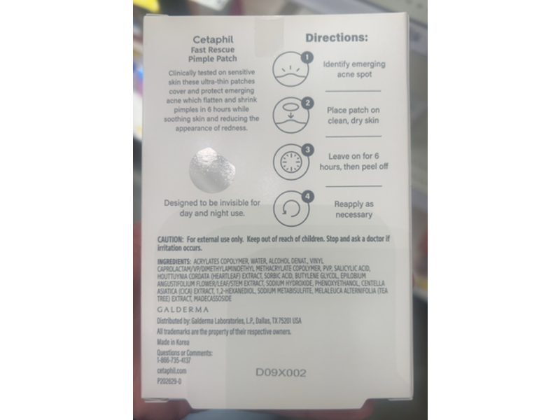 Cetaphil Acne Pimple Patches, 24 Count