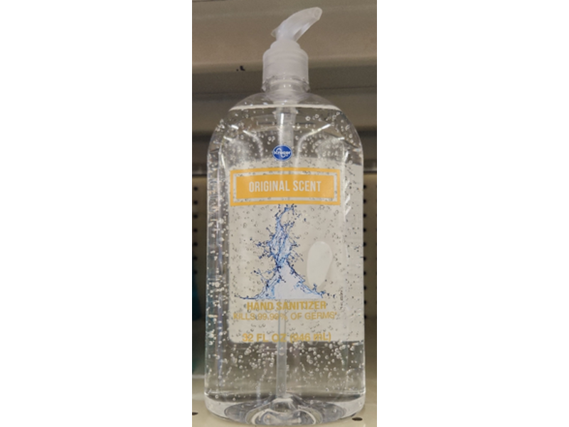 Kroger Hand Sanitizer, Original Scent, 92 fl oz/946 mL