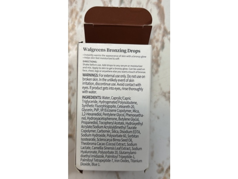 Walgreens Bronzing Drops, 1 fl oz/30 mL