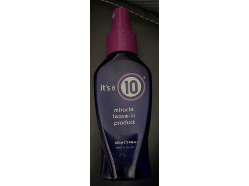 It's a 10 Miracle Leave In Hair Spray Product, 4 fl oz/ 120mL