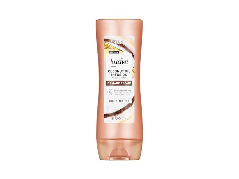 Suave Damage Repair Conditioner, Coconut Oil, 12.6 fl oz/373 mL