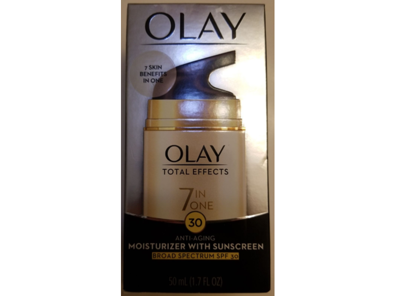 Olay Total effect 7 In One Moisturizer Sunscreen, SPF 30, 1.7 oz/50 mL