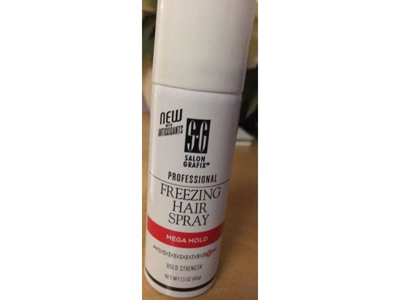 Salon Grafix Freezing Hair Spray, Mega Hold, 1.5 oz/43 g
