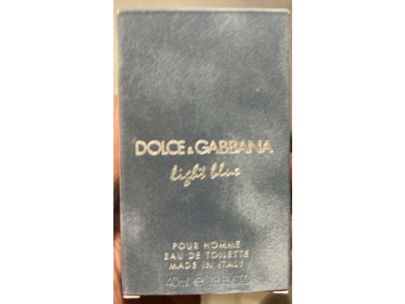 Dolce & Gabbana Eau De Toilette, Light Blue, 1.3 fl oz/40 mL