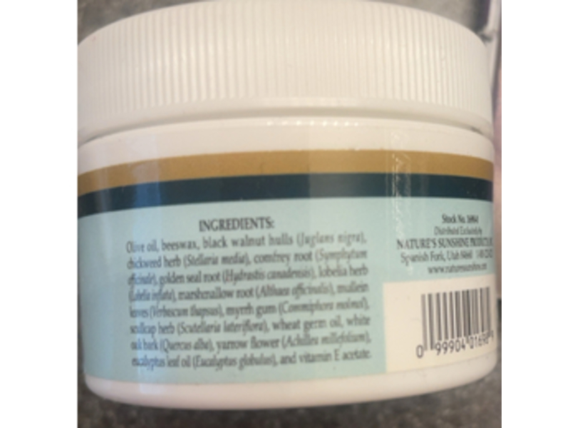 Nature's Sunshine Golden Salve, Olive Oil & Beeswax Herbal Ointment, 1 fl oz/28 g