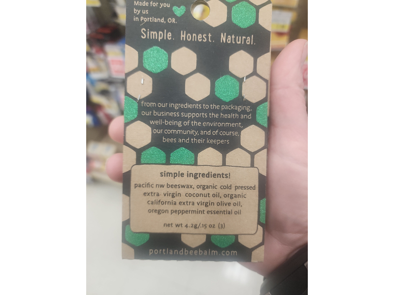 Portland Bee Balm, Oregon Mint, 0.15 oz/4.2 g, Pack Of 3