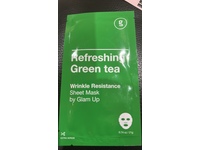 Glam Up Refreshing Sheet Mask, Green Tea, 0.74 oz/21 g - thumbnail 2