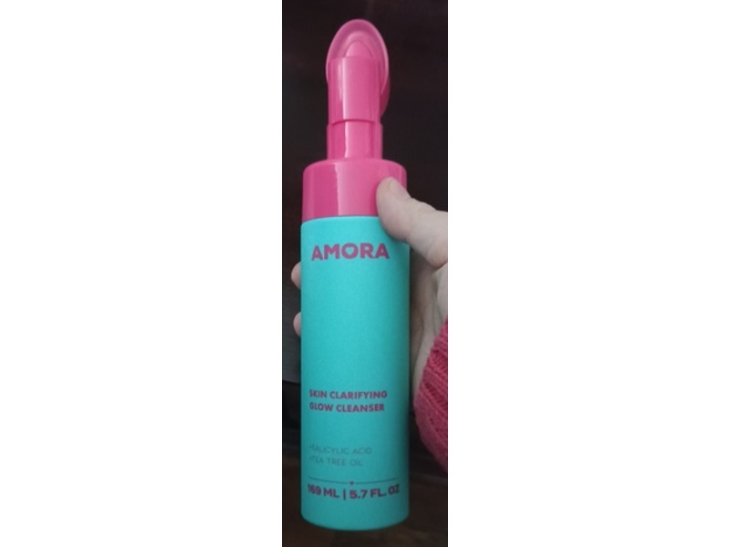 Amora Skin Clarifying Glow Cleanser, 5.7 fl oz/169 mL