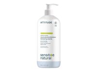 Attitude Sensitive Natural Volume & Shine Shampoo, Unscented, Oat + Soy Protein, 32 fl oz/946 mL - thumbnail 1