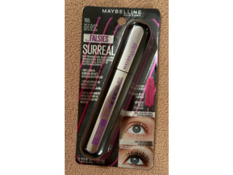 Maybelline The Falsies Surreal Extensions Mascara, 165 Meta Black, 0.33 fl oz/10 mL