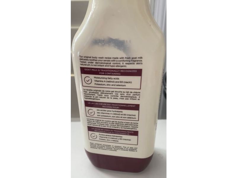 Nature By Canus Silky Body Wash, Fresh Canadian Goat Milk, 16.9 fl oz/500 mL