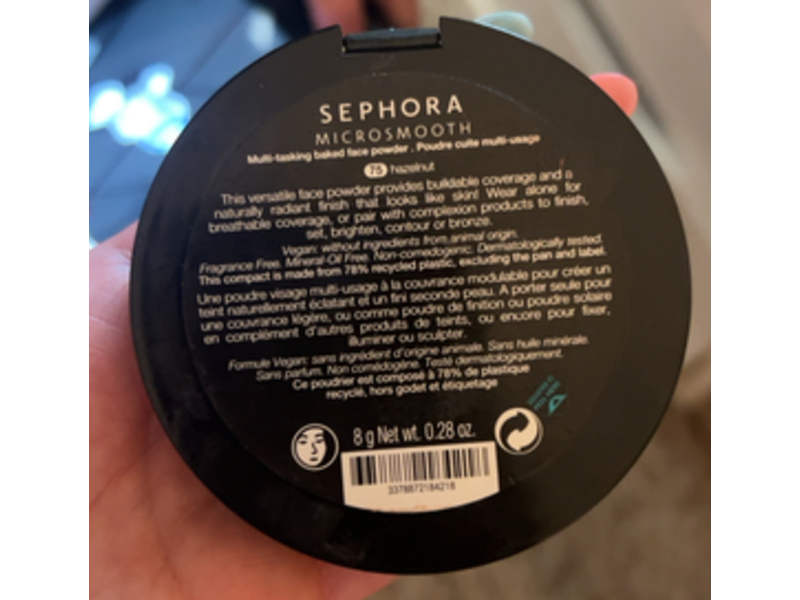 Sephora Multi-Tasking Baked Face Powder, 75 Hazenut, 0.28 oz/8 g