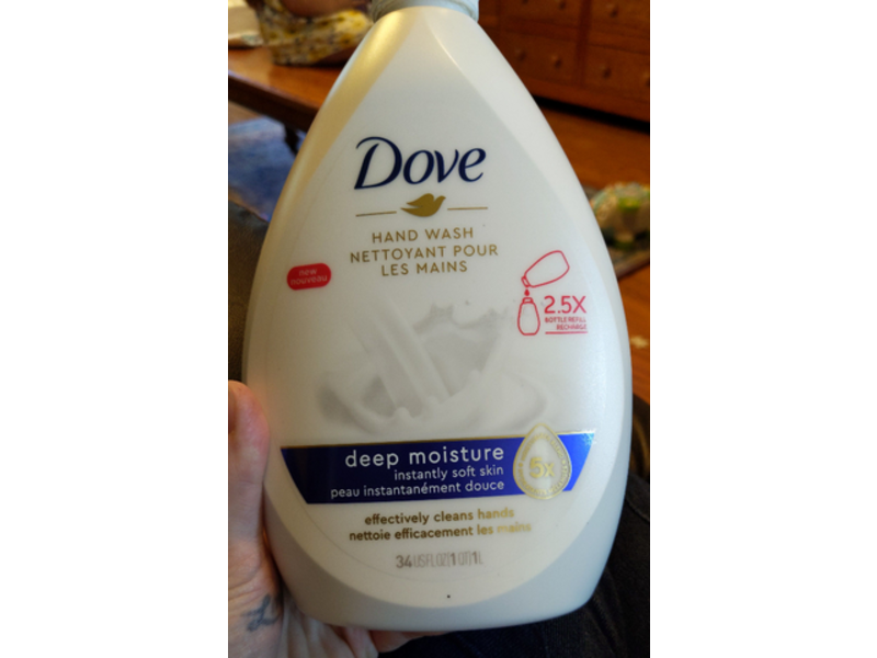 Dove Deep Moisture Hand Wash, 34 fl oz/1 L
